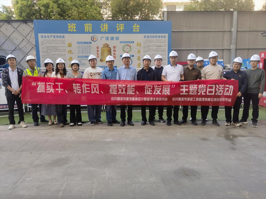 市城投工程公司黨支部開展“抓實干、轉(zhuǎn)作風、提效能、促發(fā)展”主題黨日活動