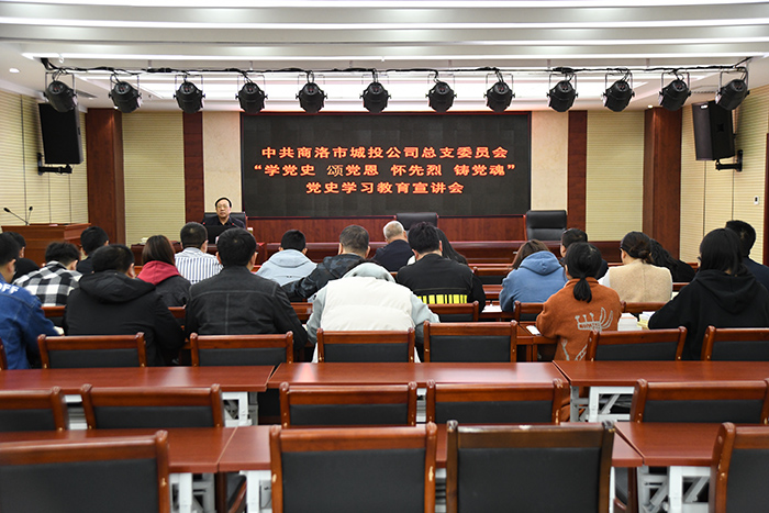 公司黨總支召開(kāi)“學(xué)黨史 頌黨恩 懷先烈 鑄黨魂” 黨史學(xué)習(xí)教育宣講會(huì)
