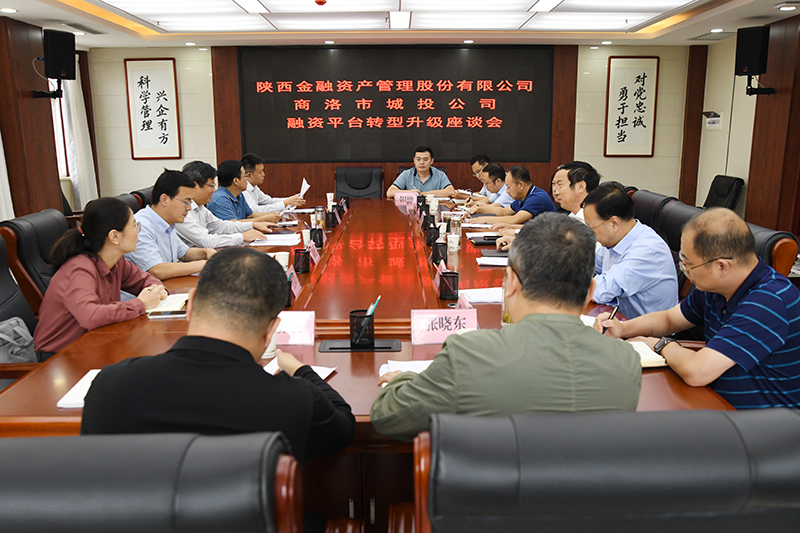 陜金資公司黨委委員、副總經(jīng)理寧軍興一行蒞臨公司調(diào)研融資平臺轉(zhuǎn)型升級工作