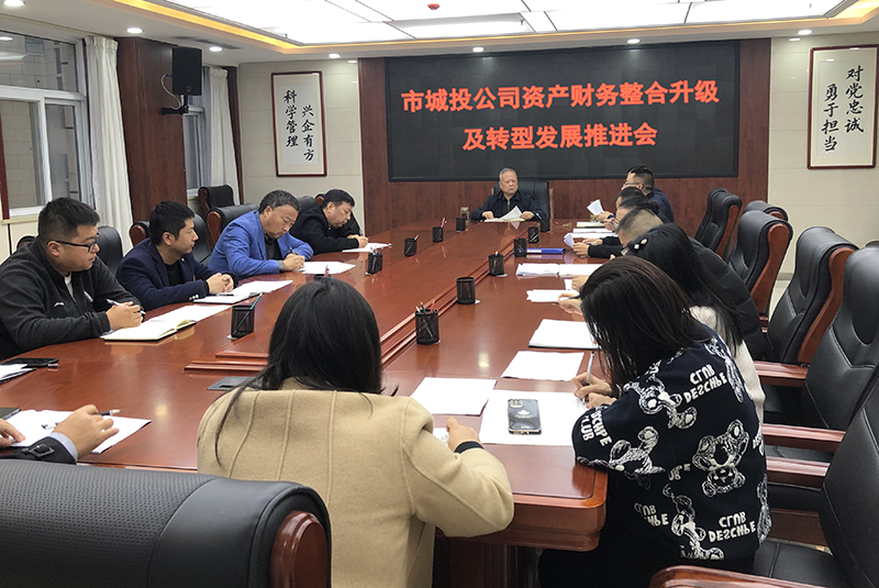 公司召開資產(chǎn)財務(wù)整合升級及轉(zhuǎn)型發(fā)展推進會